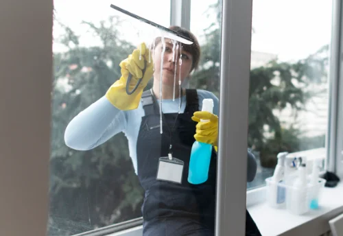 Nettoyage de vitres intérieures et extérieures à Chantrigné